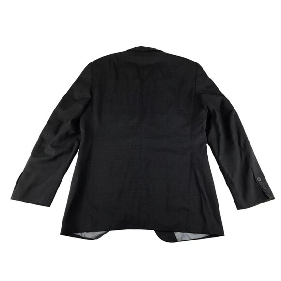 Jean Paul Germain Mens Black Wool Inner Pockets Notch Collared Blazer Size 40 R - Picture 9 of 11